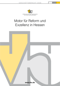 Motor für Reform und Exzellenz in Hessen