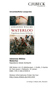 Johannes Willms Waterloo Napoleons letzte Schlacht