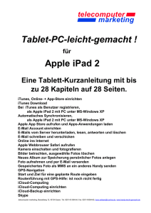 Tablet-PC-leicht-gemacht ! Apple iPad 2