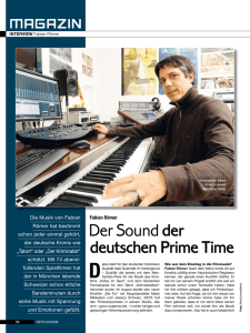 Der Sound der deutschen Prime Time