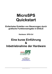 MicroSPS Quickstart