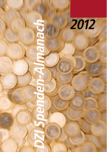 DZI Spenden-Almanach 2012 - Deutsches Zentralinstitut für soziale