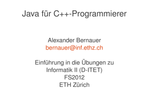 Java für C++Programmierer