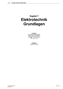 Elektrotechnik Grundlagen