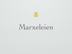 Marxeleien - datenkerker.de