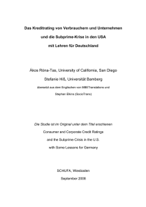 Studie auf deutsch - Märkte, Organisationen und Governance