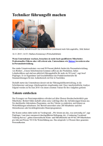 14.11.2015 Wirtschaftsblatt.at: Techniker führungsfit machen