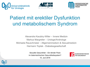 Patient mit erektiler Dysfunktion und metabolischem Syndrom (PDF