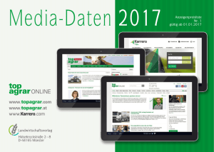 top agrar Online Mediadaten 2017