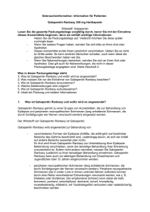 GEBRAUCHSINFORMATION: INFORMATION FÜR DEN ANWENDER