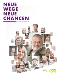 neue wege neue chancen