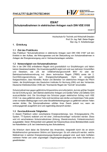 Praktikum "Schutzmaßnahmen