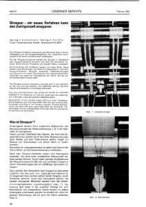 Sirospun - ein neues Verfahren kann den