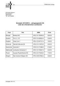 Schuljahr 2013/2014 - KGS Stuhr