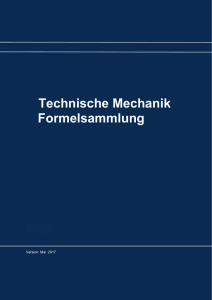 Technische Mechanik Formelsammlung - georgi