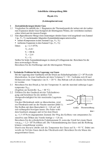 Schriftliche Abiturprüfung 2006 Physik 13 k (Leistungskursniveau) 1