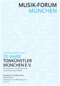 - Tonkünstlerverband München eV