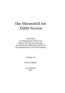 Das Maranofeld mit XMM-Newton