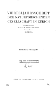 Titelblatt und Inhaltsverzeichnis 100. Jahrgang, 1956