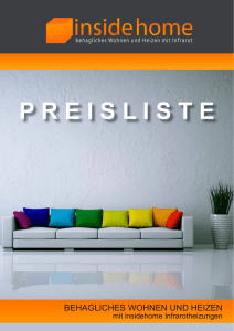 preisliste - Insidehome