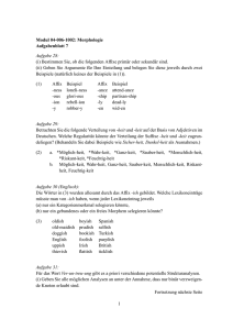 Modul 04-006-1002: Morphologie Aufgabenblatt 7 Aufgabe 28: (i
