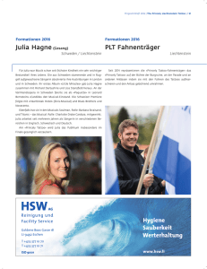 Julia Hagne (Gesang) PLT Fahnenträger