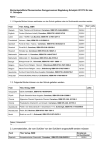 von der Schülerin angeschafft werden müssen