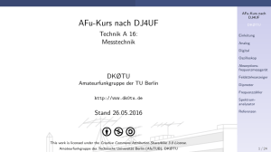 AFu-Kurs nach DJ4UF