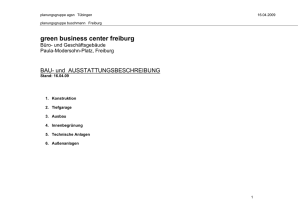 green business center freiburg - bei der Planungsgruppe Buschmann