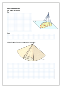 Kegel und Kegelstumpf