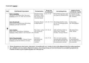 Englisch Klasse 9