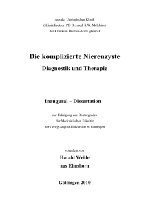 Diagnostik und Therapie - Katalog der Deutschen Nationalbibliothek