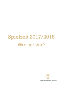 Spielzeit 2017/2018 - Theater Baden