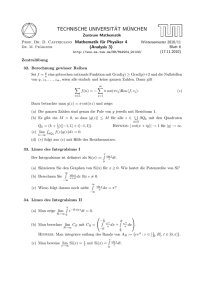 Blatt 6 - TUM Mathematik