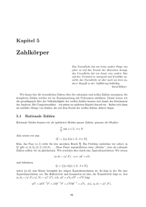 Zahlkörper