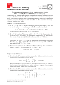 Blatt 04 - Fachbereich Mathematik