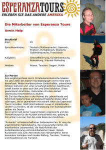 Die Mitarbeiter von Esperanza Tours