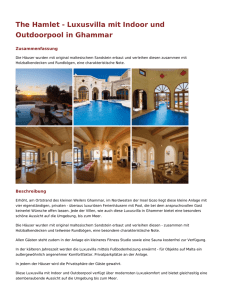 The Hamlet - Luxusvilla mit Indoor und Outdoorpool in Ghammar