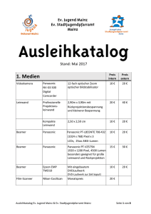 1. Medien - Stadtjugendpfarramt Mainz