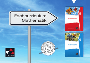 mathe.delta - Baden-Württemberg: Fachcurriculum