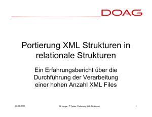 Vortrag XML-ER Modell