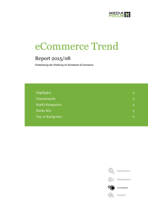 eCommerce Trend August 2015
