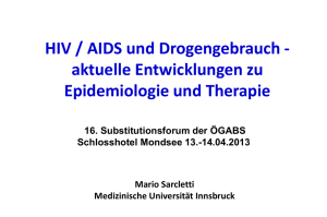 Späte Diagnose der HIV Infektion