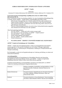 INFORMATION FÜR DEN ANWENDER ASINIS®