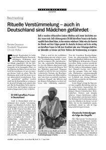 auch in Deutschland sind M&auml;dchen gef&auml;hrdet