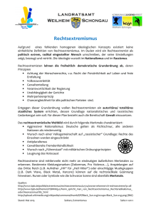Rechtsextremismus - Landratsamt Weilheim