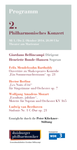 Programm - Duisburger Philharmoniker