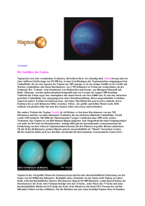 Die Satelliten des Neptun