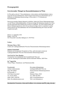 Kassenhebammenmangel in Wien 2016