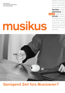 Musikus 37 - Musikschule Liechtenstein